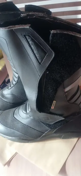 Botas de motorista negras