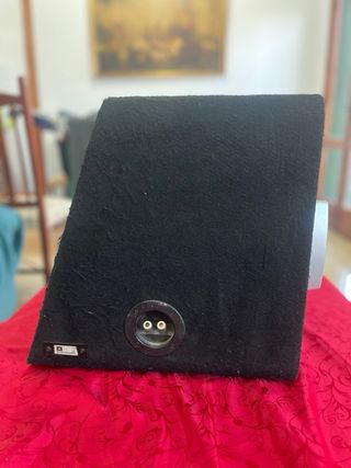 Subwoofer JBL Negro y Plateado