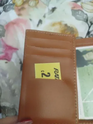 Portafoglio donna marrone con fantasia