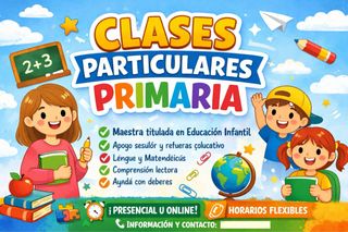 CLASES PARTICULARES DE PRIMARIA
