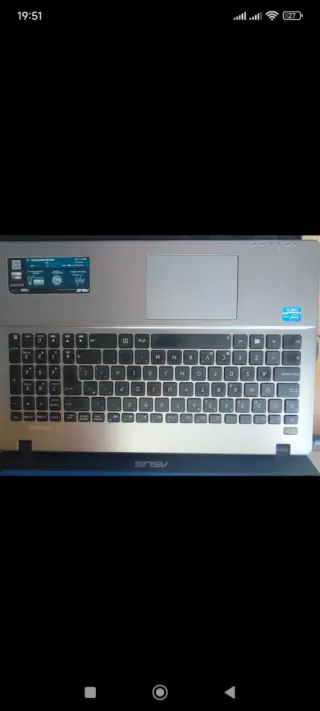 Portátil Asus F550c Negro/Plateado