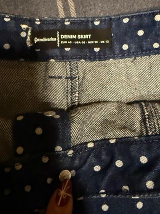 Falda tejana lunares