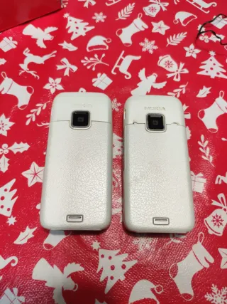 Móvil Nokia E65 Plata y Blanco