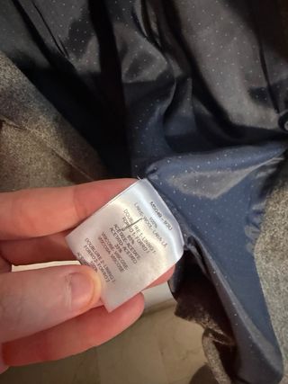 Abrigo Caroll Paris 100% Lana Gris