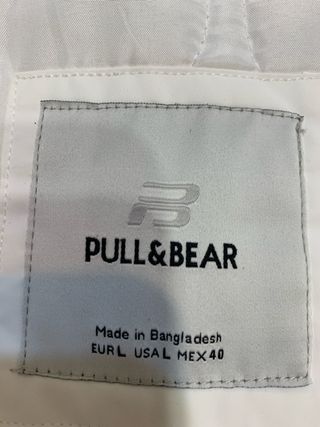 Chaqueta Anorak Blanca Hombre