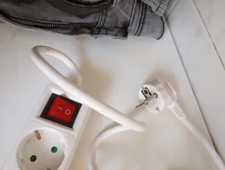 Regleta alargador 5 entradas con interruptor