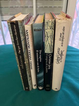 Lote 5 libros varios autores