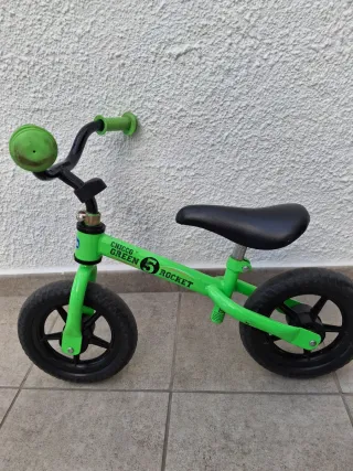 Bicicleta sin pedales Chicco Rocket Verde