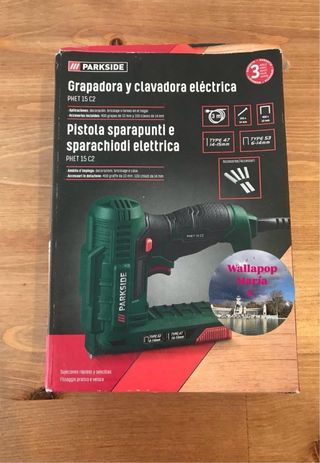 Grapadora y clavadora electrica parkside