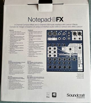 Soundcraft Notepad-8FX Mixer Audio