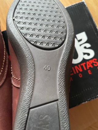 Zapatos de piel Treinta's Marrón Talla 40 mujer