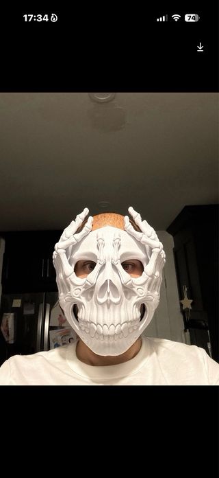 Máscara Calavera Huesos