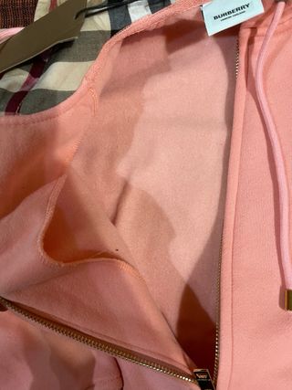 Sudadera Burberry Rosa con Capucha