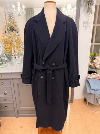 Abrigo largo Spaander negro