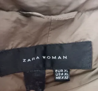 Chaqueta Zara acolchada verde militar