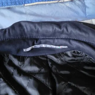 Trench Impermeabile Blu Taglia M