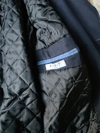 Trench Impermeabile Blu Taglia M