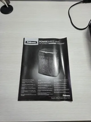 Destructora Trituradora de papeles Fellowes M-6C