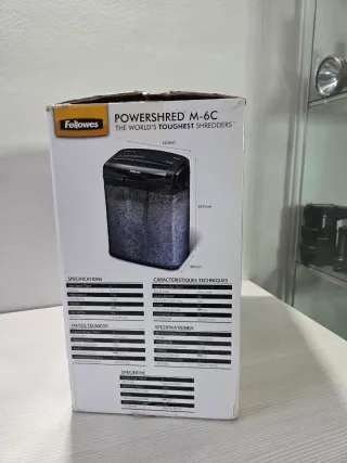 Destructora Trituradora de papeles Fellowes M-6C