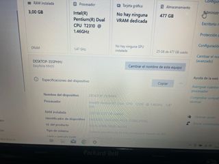 Portátil Packard Bell Negro