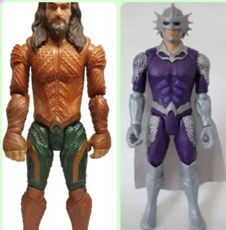Figuras Aquaman y Orm GRANDES