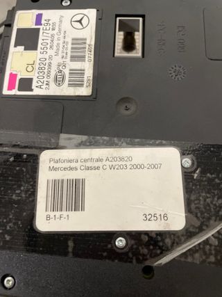 Plafoniera luci Mercedes C W203 2000-2007