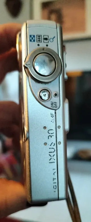 Cámara Digital Canon IXUS 30 Plata