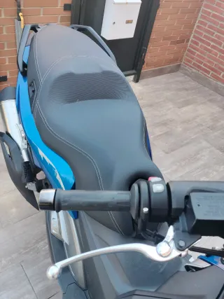 Moto BMW Azul