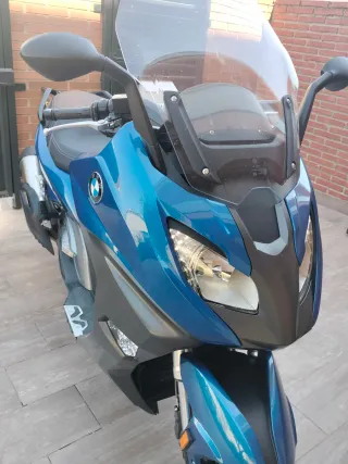 Moto BMW Azul