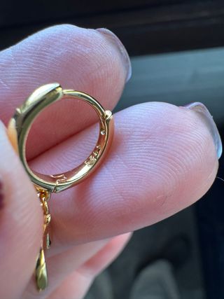 Orecchini Argento 925 Placcati Oro 18K