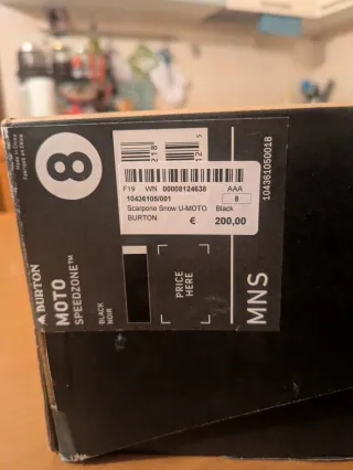 Scarponi Snowboard Burton Moto Speed Zone