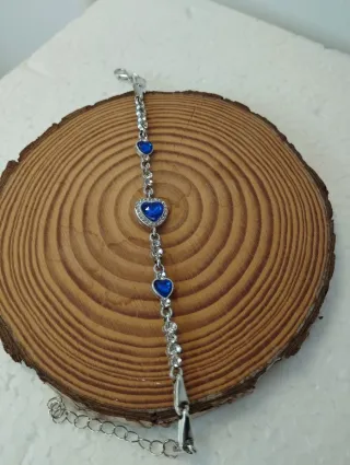 Pulsera Corazón Azul Titanic Nueva
