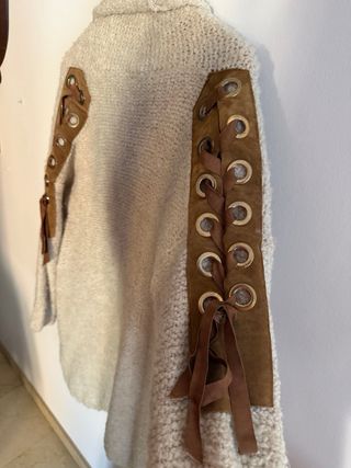 Cárdigan My Story beige talla única