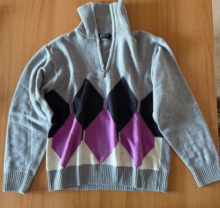 Maglione Total look a collo alto con zip