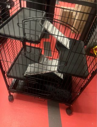 Jaula 4 pisos conejo, cobaya, hurón
