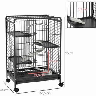 Jaula 4 pisos conejo, cobaya, hurón