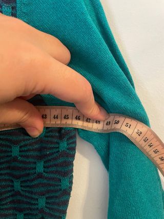 Jersey punto estampado vintage lana T M