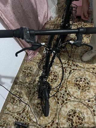 Bicicleta Plegable Negra