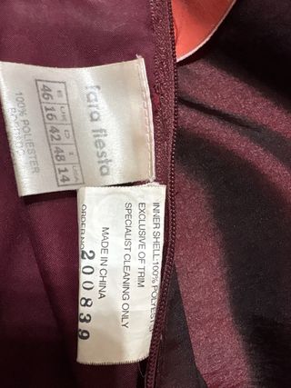 Vestido de fiesta Zarel morado y rosa