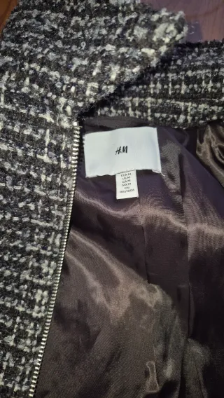 Chaqueta HM Tweed Cremallera