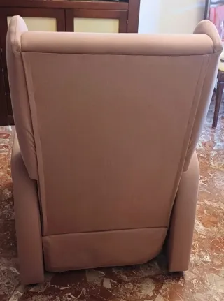 Poltrona relax manuale rosa