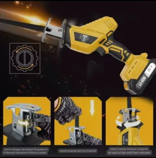 Sierra Sable Recargable (2 Baterías) Maletín