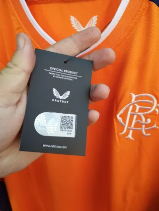 Camiseta Rangers Castore XXL Naranja/Azul