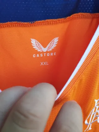 Camiseta Rangers Castore XXL Naranja/Azul