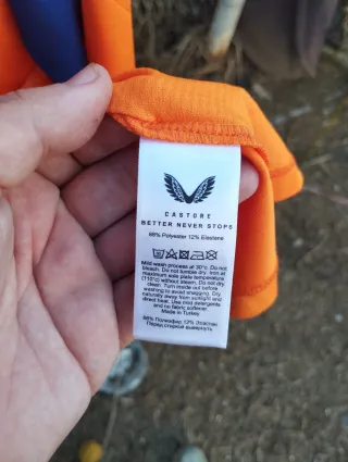 Camiseta Rangers Castore XXL Naranja/Azul