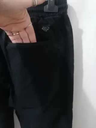 Pantalono sportivo nero-Ragazzo Iuter S