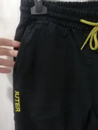 Pantalono sportivo nero-Ragazzo Iuter S