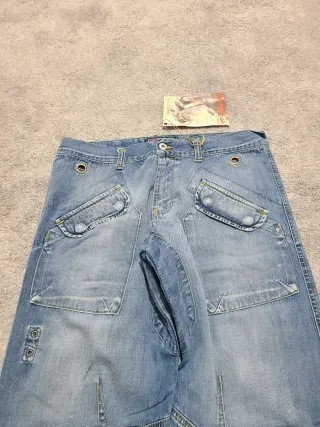 Jeans Uomo Vintage Blu