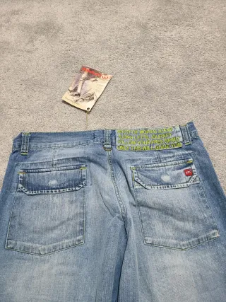 Jeans Uomo Vintage Blu