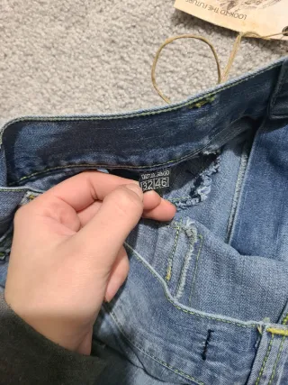 Jeans Uomo Vintage Blu